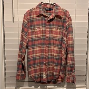 Long Sleeve Polo flannel